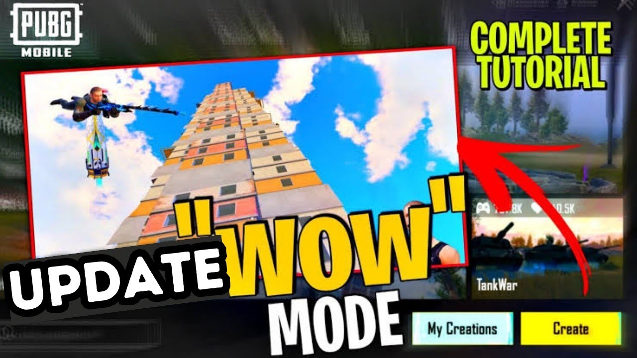 Как обновить карту WOW в Pubg🤯 | Как редактировать карту WOW