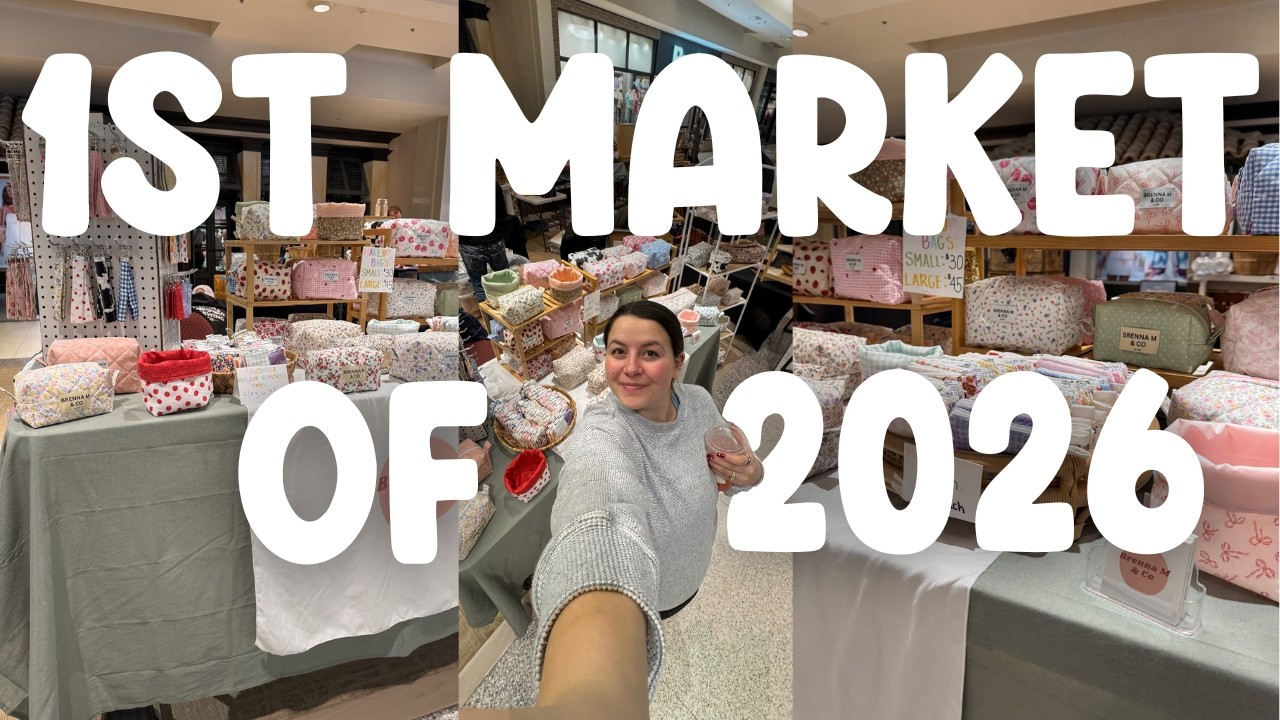 Я провела свою первую ярмарку 2026 года 💸🛍️ Один столик, реальные продажи и самые популярные товары.