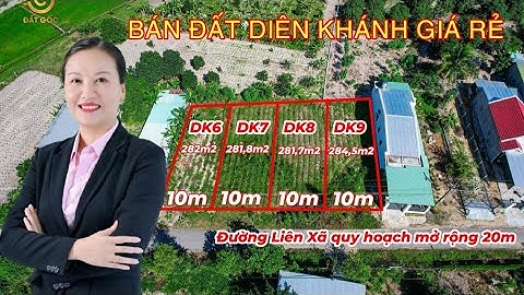 Bán đất Suối Tiên, Diên Khánh sẵn thổ cư siêu rẻ