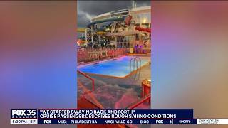 Crucero sacudido por la marea real y fuerte oleaje: "Empezamos a balancearnos de un lado a otro"