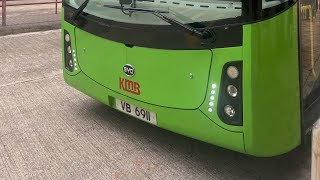 KMB BDE VB6911@203C尖沙咀東(麼地道)往深水埗(大坑東)