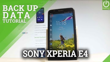 How to Backup SONY Xperia E4 E2104 - Enable Google Backup
