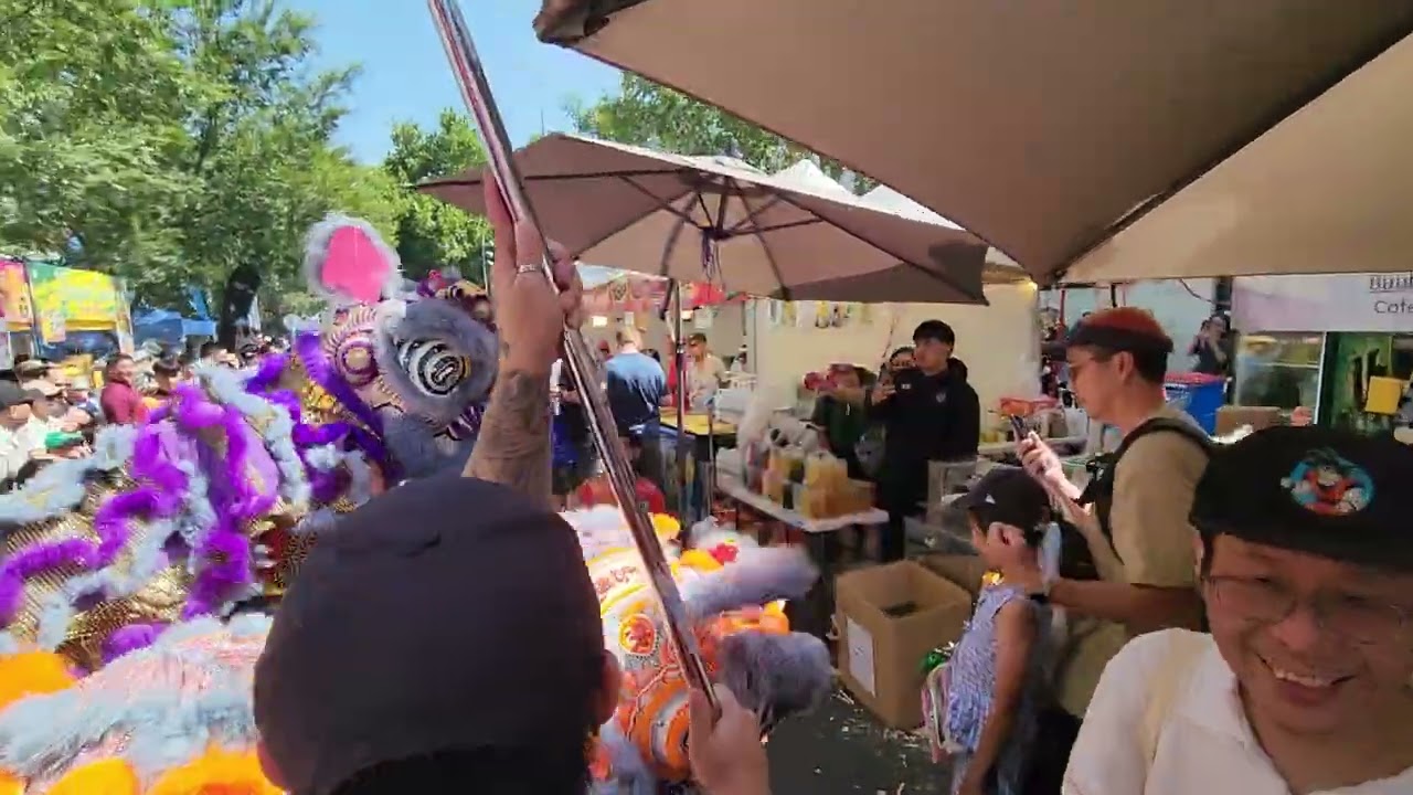 Lion Dragon Dance Footscray Lunar New Year festival 2026 Hội chợ Xuân ‎⁨@goplaces1⁩  
