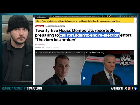 Democrats DEMAND Biden RESIGN, Kamala IS FRONTRUNNER In Betting Market, CNN IMPLODES | TimcastNews