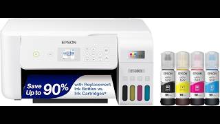 Epson ET-2803 Wireless All-in-One Printer Review: Print, Scan & Copy at Home