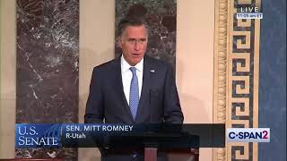 Utah Sen. Mitt Romney says America will face its challenges head on