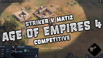Age of Empires 4 - StriKeR vs Matiz (Pro Gameplay)