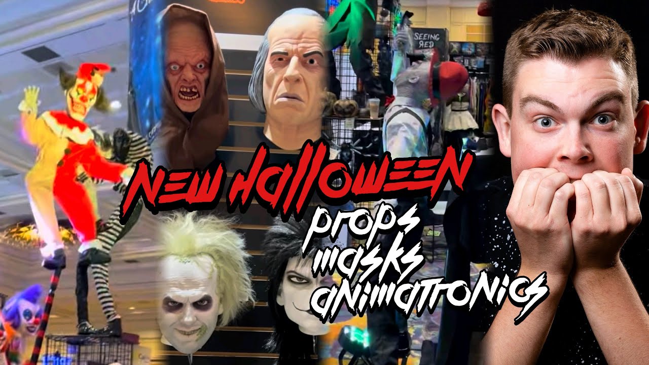 🔴 LIVE Halloween & Party Expo 2024 NEW PROPS/MASKS/ANIMATRONICS