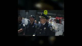 Street Sign Dedication Ceremony For SFPD Officer Lewin-Tankel