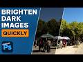 Stop Deleting Dark Photos, Brighten Dark Images in Photoshop Quickly!