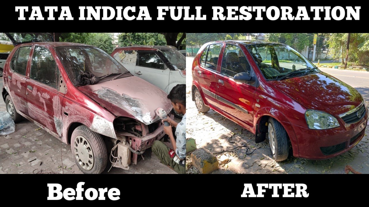 Expert Car Restorer Shares Top TATA Indica Restoration Secrets!