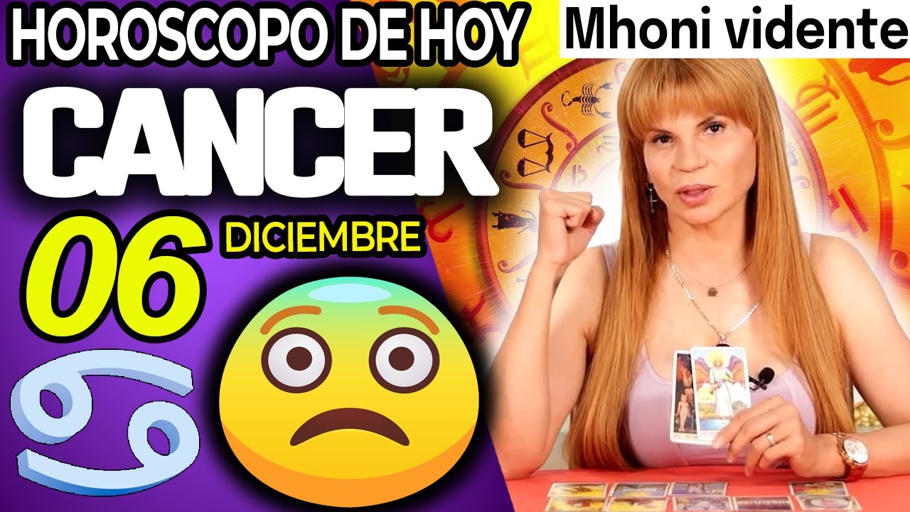 TREMENDO NOTICION MUY FUERTEEE ️😨 Cancer ♋ MONHI VIDENTE 🔮 Horoscopo De ...