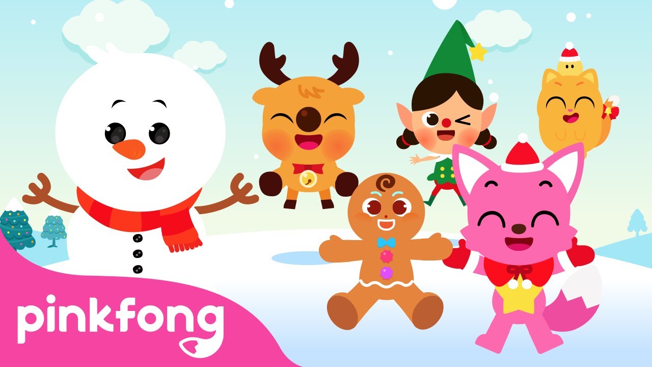 [BEST] Five Little Christmas Friends Jumping on the Hill | 🎄Christmas ...