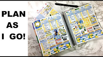 Plan With Me | Plan As I Go Style ❀ Lemon Bliss