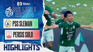 Highlights - PSS Sleman VS Persis Solo | BRI Liga 1 2022/2023