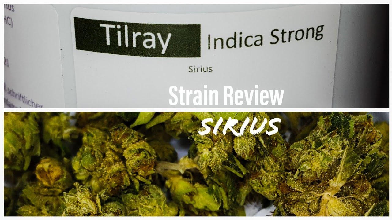 Medizinisches Cannabis Tilray Indica Strong Sirius