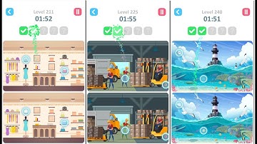 TAP TAP DIFFERENCES - Gameplay Walkthrough Level 211 - 240
