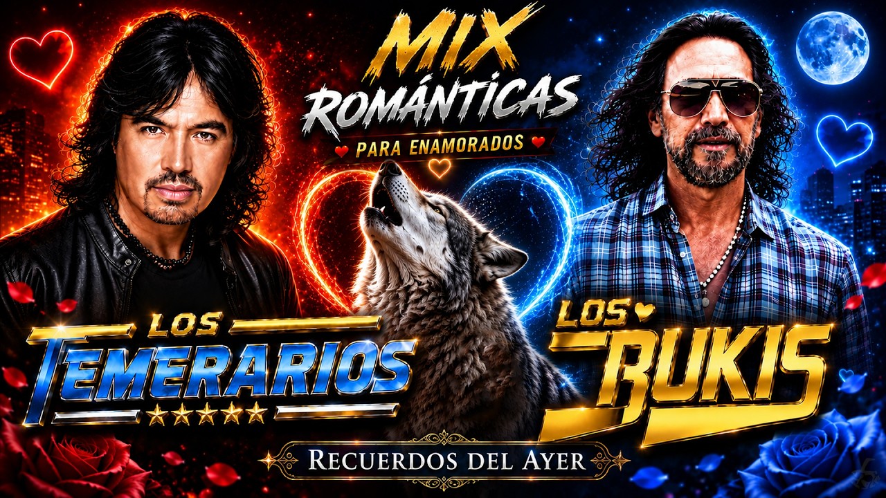 LOS TEMERARIOS & LOS BUKIS -☆ Románticas Inolvidables