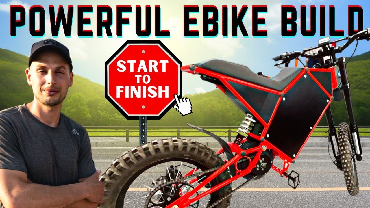 DIY Electric Bike Build homemade Ebike CyberBike From ridevoltic 