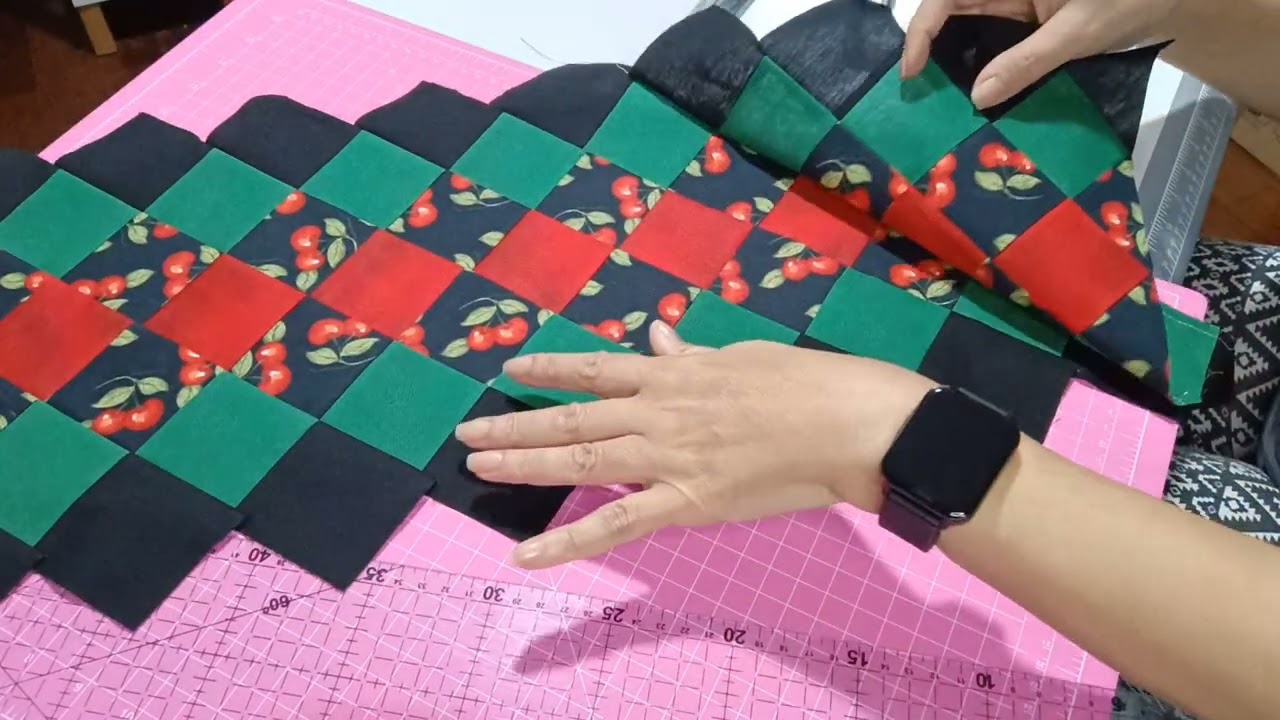 Passo a passo de TAPETE com técnica SEMINOLE