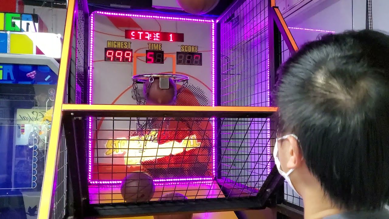 BIG UPGRADE!! Street Basketball Arcade with customized LED lights!!