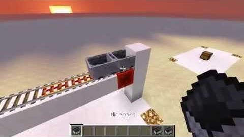minecraft redstone showcase/tutorial ep 1: minecart geheime opslag