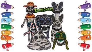 New Coloring Pages ZOONOMALY / How to color All Bosses