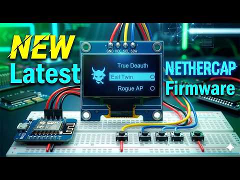 New Latest NETHERCAP Firmware for ESP8266 | Best WiFi Analyzer Tool