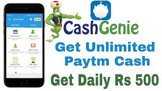 eCash Genie: Cash Rewards to Make Money Online | Get Unlimetd Paytm Cash || ITG screenshot 1