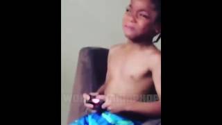Lil Man Visibly Frustrated About Getting Served In UFC 2!