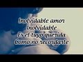 Inolvidable Amor - Los Yonics (Letra Cancion)