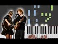 Ed Sheeran (feat. Taylor Swift) The Joker And The Queen - Piano Keyboard Tutorial