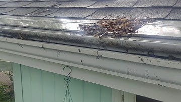 REMOVING REVERSE CURVE GUTTER GUARDS - PT. 1