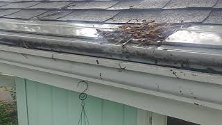 REMOVING REVERSE CURVE GUTTER GUARDS - PT. 1