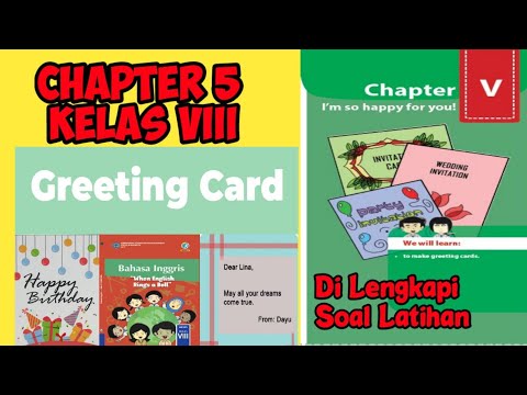 Materi Bahasa Inggris Greeting Card Kelas 8 Smp Youtube