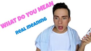 REAL MEANING OF JUSTINS WHAT DO YOU MEAN ?!!
Have you guys heard the song What do you mean by Justin Bieber?? Well now prepare to hear what I feel is the real meaning behind the chart topping song!!! Enjoy ;) xx
Instagram: @AlanTsibulya
Twitter: http://twitter.com/AlanTsibulya
SNAPCHAT: TsibiAlan
VINE: Alan Tsibulya
Facebook: www.facebook.com/OfficialAlanTsibulya
Email: Alan.tsibulya97@gmail.com
Thumbs up & share if you enjoyed MY LOVELY TSUNAMIS!
PS comment Those Holden Captivas tho if you read this ;) REAL MEANING OF JUSTINS WHAT DO YOU MEAN ?!!