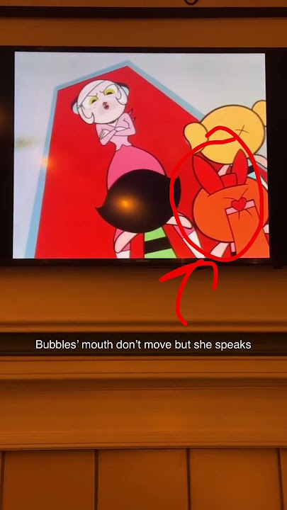 Powepuff Girls Bubbles speaks but her mouth doesn’t move #ppg #powerpuffgirls #cartoon