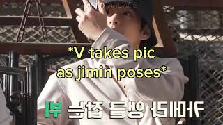 jimin thought taehyung wanted to take his picture 😭