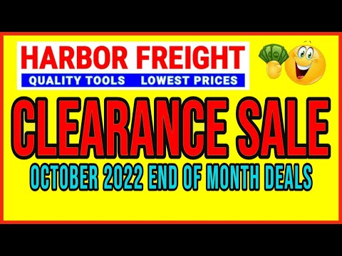 Harbor Freight Clearance Sale October 2022 End of Month Tool Deals