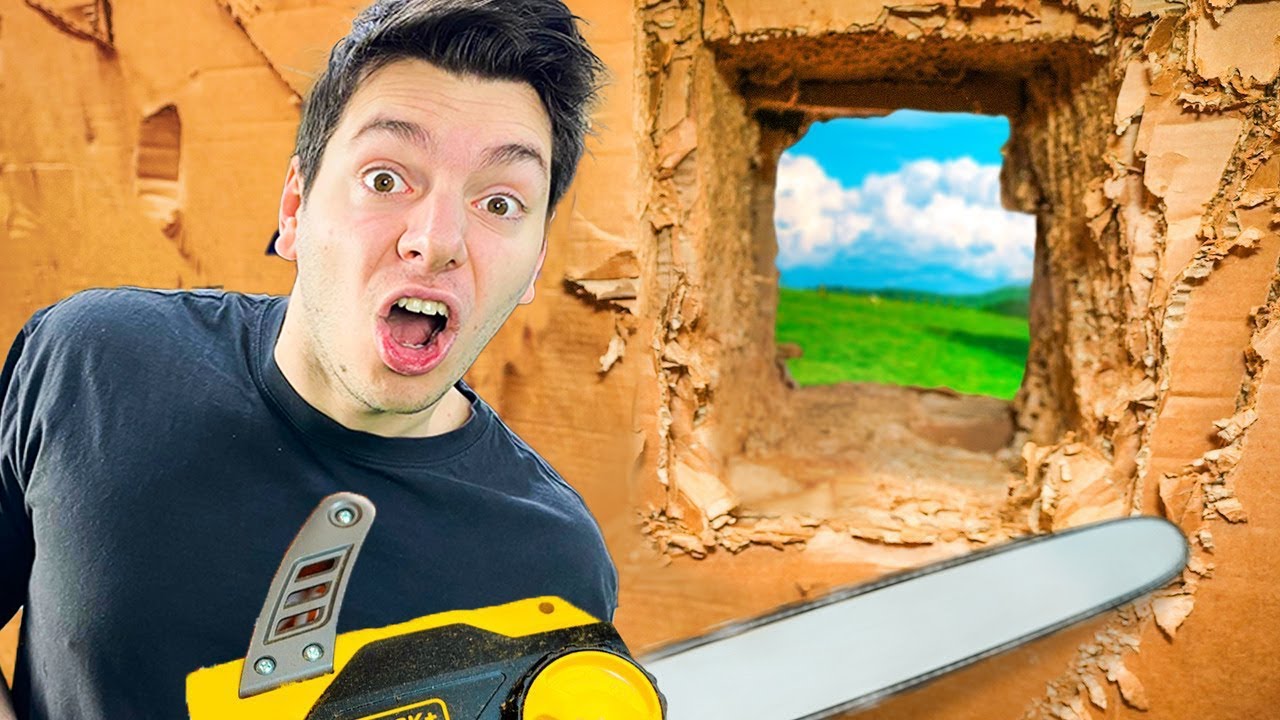 UCIECZKA ZE 100 WARSTW KARTONU!