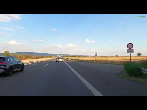 [4K] Driving from Lorch to Heidelberg Germany