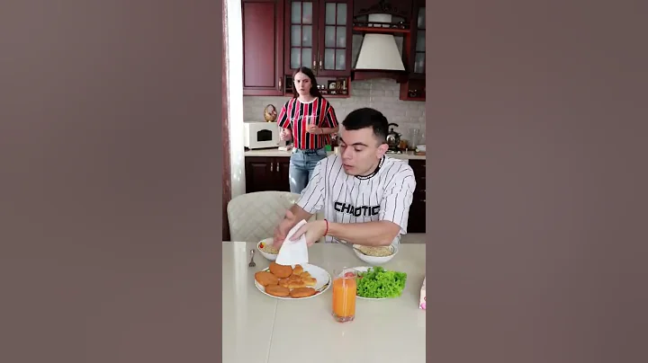 Morning food battle by Tsuriki Show #shorts