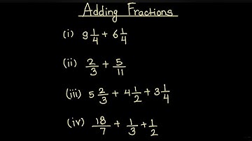 How to Add Fractions / Fraction Addition / Adding Fraction / Learn Addition of Fraction with example