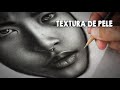 Desenhando textura de pele e lábios