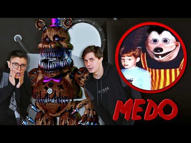 EU VISITEI A PIZZARIA DE FNAF NA VIDA REAL! E NO BRASIL! #fnaf #fnafre