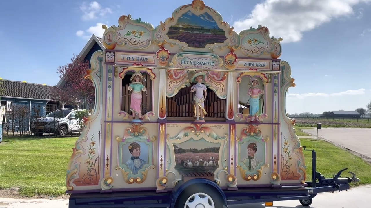 Draaiorgel het Vierkantje in Kloosterburen