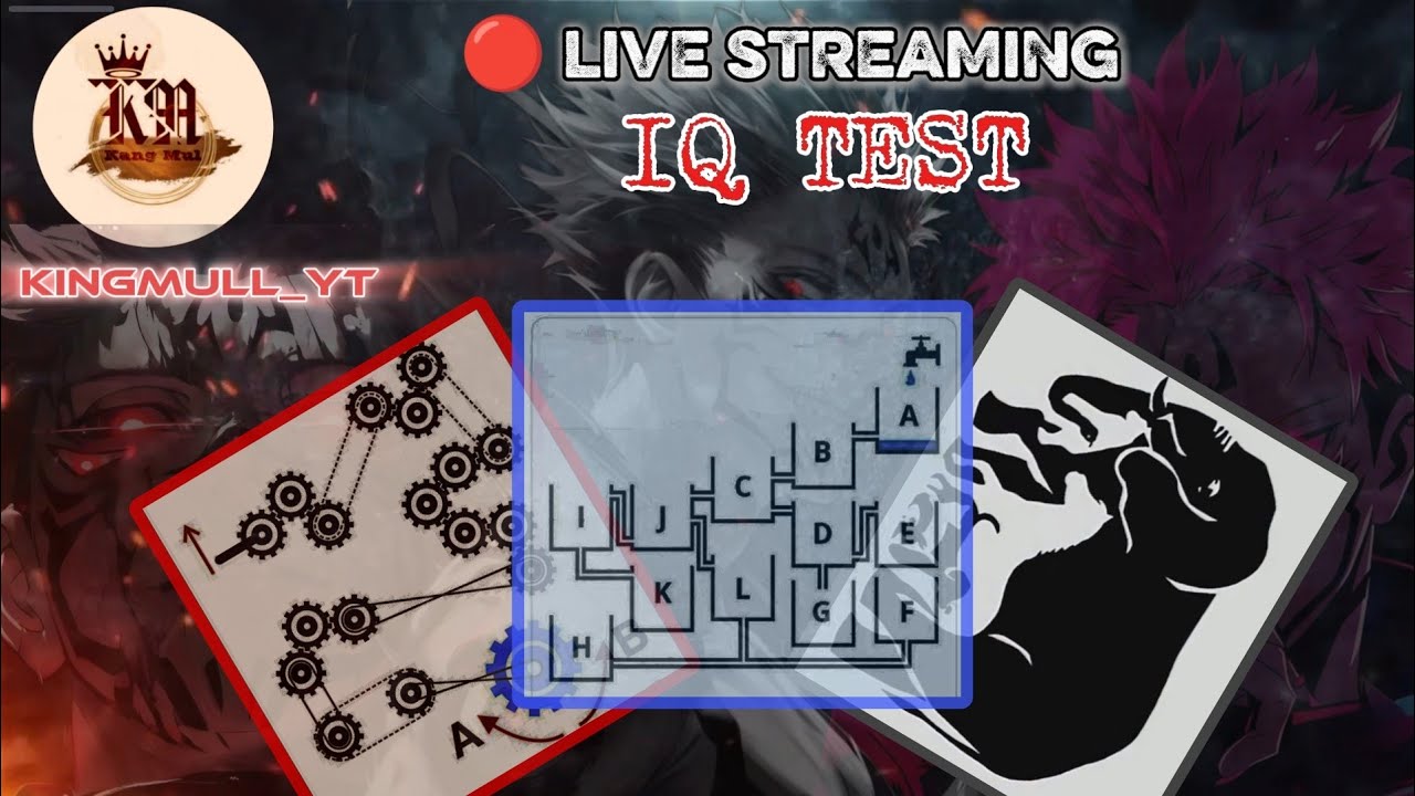 LIVE STREAMING IQ TEST, EYE TEST, LOGIC TEST.‼️part 9