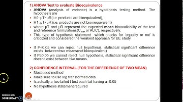 Bioavailability & Bioequivalence Part III 2