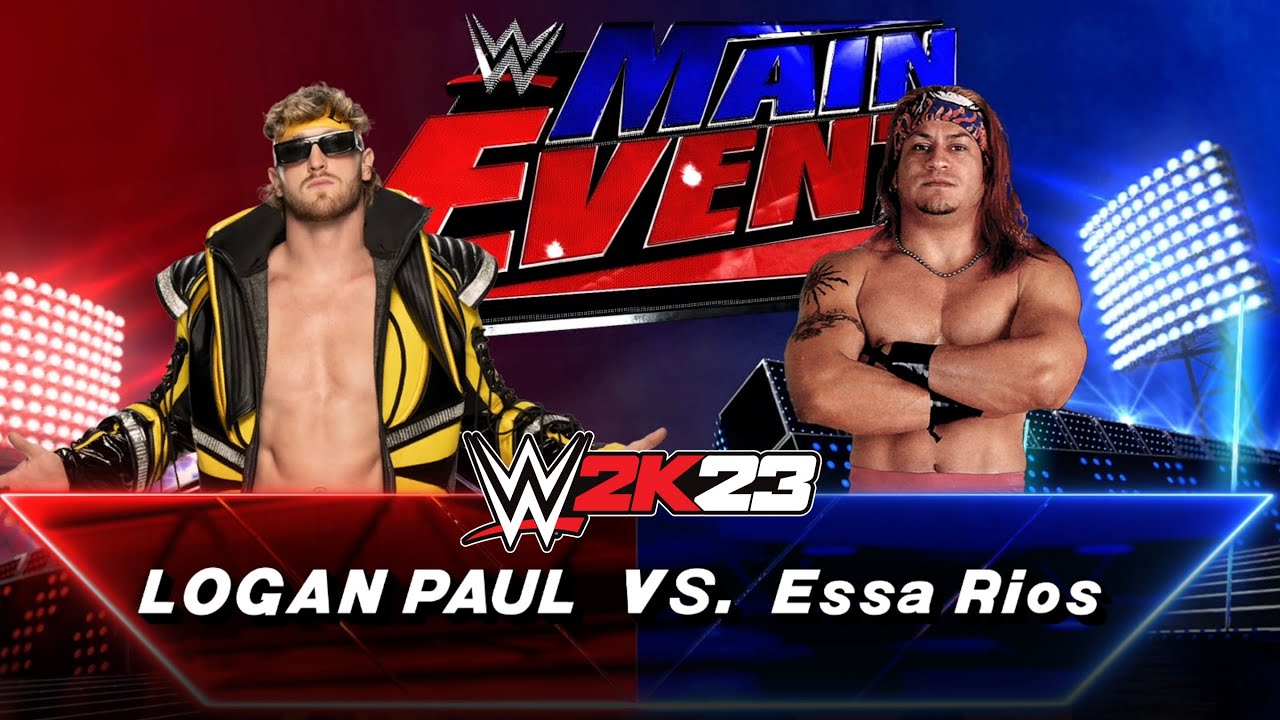 [THEN vs. NOW]: LOGAN PAUL vs. ESSA RIOS ! | WWE 2K23 [No Commentary ...