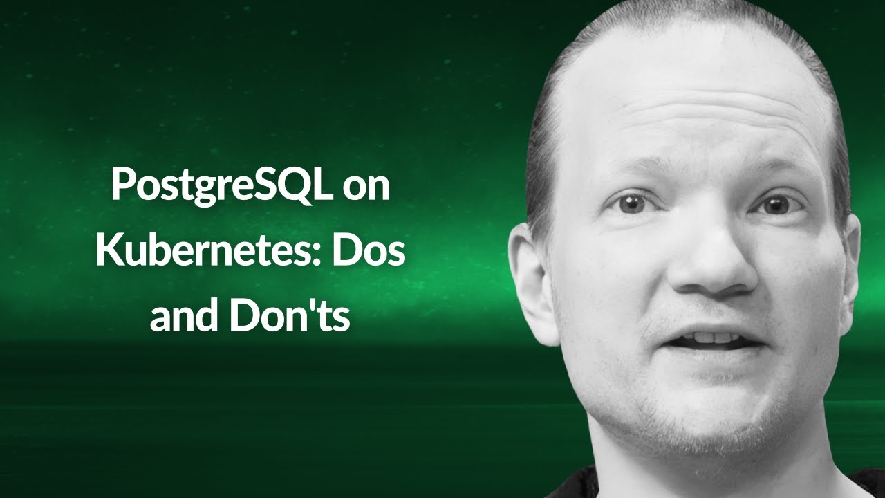 PostgreSQL on Kubernetes: Dos and Don'ts | Chris Engelbert | Conf42 IoT 2024